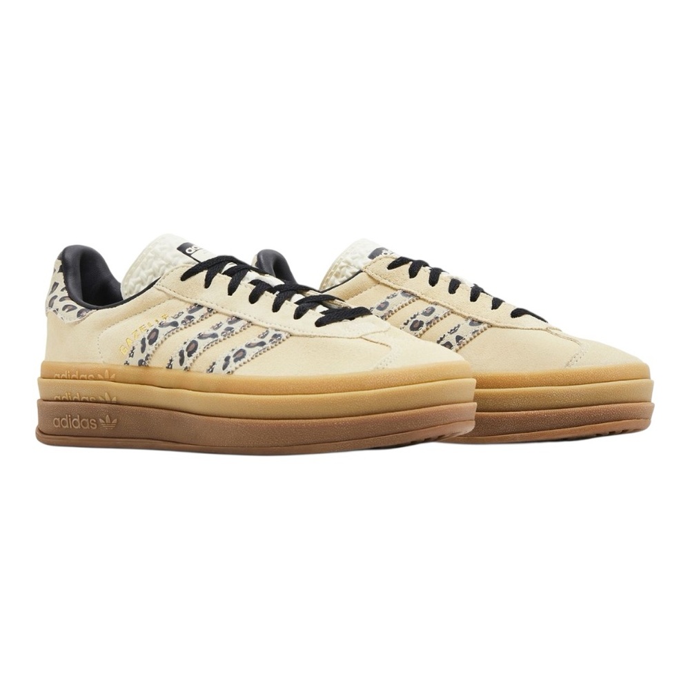 Adidas Womens Gazelle Bold Cheetah Stripes